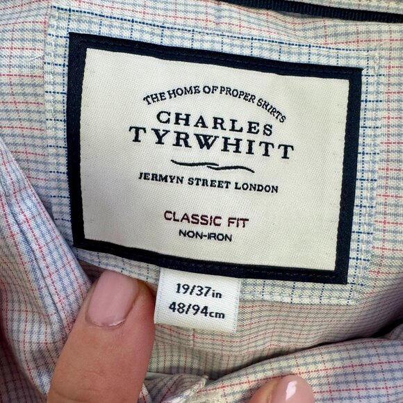 Lot of 3 Charles Tyrwhitt Classic non-iron dress shirts - Picture 2 of 3